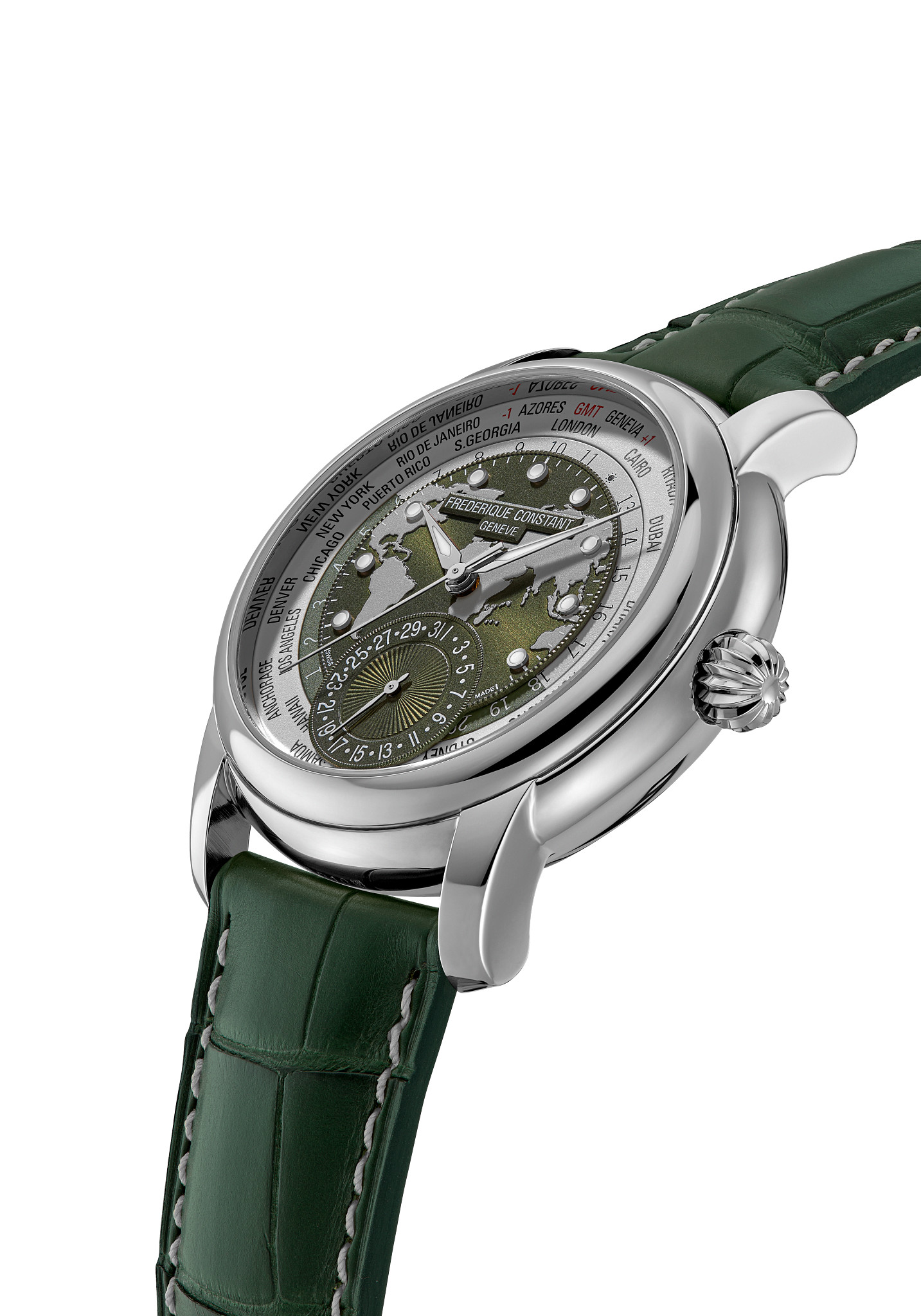 Manufacture Worldtimer Manufacture Watch FC-718KWM4H6 | Frederique